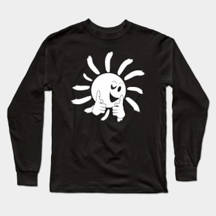 Cheerful sun (white print) Long Sleeve T-Shirt